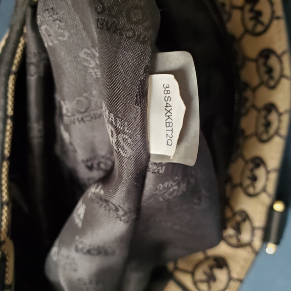 Michael Kors Monogrammed Canvas Handbag - Picture 10 of 16